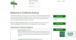 Desktop Screenshot of childcareavenue.com